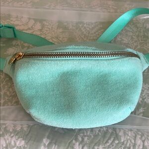 Stoney Clover Terrycloth Mint Green Belt Bag